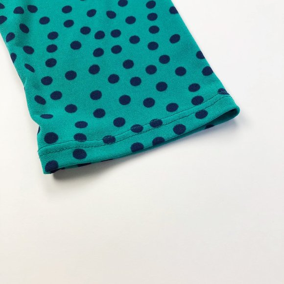 Leota Teal and Black Mini Dress - Picture 6 of 12